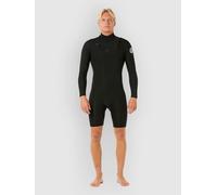 Rip Curl Dawn Patrol Spring 2/2 Mm Woman Long Sleeve Front Zip Shorty Black L Woman