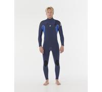 Rip Curl Dawn Patrol 4/3 Mm Long Sleeve Chest Zip Neoprene Suit Blue XL Men