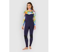 Rip Curl Dawn Patrol Pro 3/2 Mm Woman Long Sleeve Chest Zip Neoprene Suit Multicolor 4 Woman