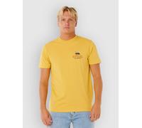 Rip Curl Desti Animals Short Sleeve T-shirt Yellow XL Man