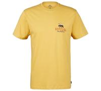 Rip Curl Desti Animals Short Sleeve T-shirt Yellow S Man