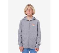 Rip Curl Desti Full Zip Hoodie Light Grey Kids - 16