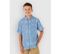Rip Curl Eternal Shred Short Sleeve Shirt Blue 14 Years Boy