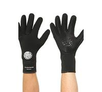 RIP CURL Flashbomb 5/3 mm 5 Finger Glove - Black - Flash Lining - Unisex - E5 Flashlining - Stitchless Technology