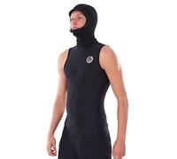 RIP CURL Flashbomb Polypro Hooded Vest Top - Black - Thermal Warm Heat Layer Layers