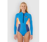 RIP CURL 2026 Womens G-Bomb 1.5mm Long Sleeve Front Zip Springsuit - Electric Blue