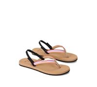 Rip Curl Girl's Freedom Bloom Mini Sling Back Flip Flop Sandals, Red Excursion Plain Getaway Solids, 2.5 Little Kid