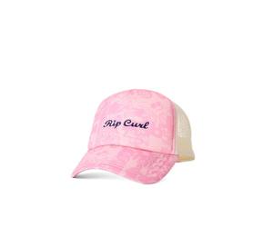 Rip Curl Girls' Mixed Revival Trucker Hat, Hot Pink, One Size