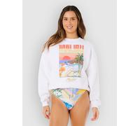 Rip Curl Hayley O O/s Drop Shldr Crew Sweatshirt White L Woman