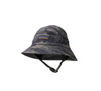 RIP CURL High Profile Surf Hat with Secure Chin Strap for Men, Adjustable, Camo, M