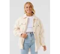 Rip Curl High Tide Fleece Shacket Jacket off white XXS