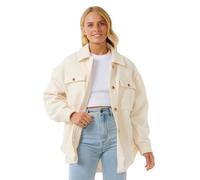 Rip Curl Womens High Tide Fleece Shacket Bomber Jacket