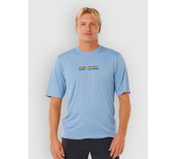 Rip Curl Icons Of Surflite Short Sleeve Rash Guard Blue M Men