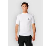 Rip Curl Icons Upf Brushed Short Sleeve Rash Guard White L Men