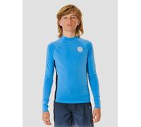 Rip Curl Icons Uv Brushed Kids Longsleeve Rash Guard blue gum 16