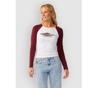 Rip Curl Island Dreams Raglan Long Sleeve T-Shirt white XS