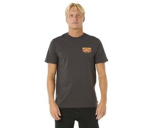 RIP CURL Keep On Trucking Short Sleeve T-Shirt L Black