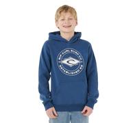 Rip Curl Kids Stapler Front Print Graphic Logo Hoodie