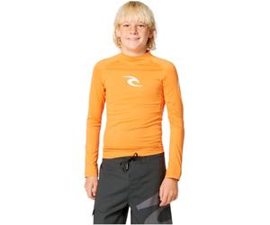 RIP CURL Kids Waves UPF Long Sleeve Rash Vest - Vitamin C - 12Y