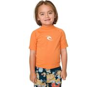 Rip Curl Kids Waves UPF Short Sleeve Rash Vest - Vitamin C - 5-6Y