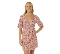 Rip Curl Las Dalias Ditsy Wrap Short Sleeve Short Dress