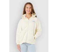 Rip Curl Lay Day Relaxed Full Zip Sweatshirt Beige 10 Years Girl