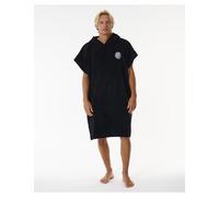 Rip Curl - Logo Hooded Towel Black - Changing Robe