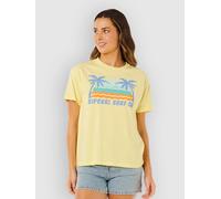 Rip Curl Malibu Relaxed Short Sleeve T-shirt Yellow S Woman