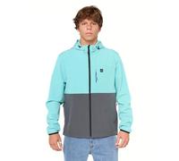 Rip Curl Men's Anti Series Collection Zip Up Jacket, Aqua, XXL