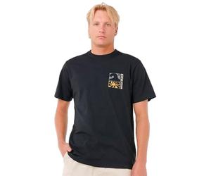 RIP CURL Men's Aots Ty Williams Coastline Tee T Shirt Top Black Size XX-Large