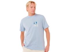 RIP CURL Men's Aots Ty Williams Coastline Tee T Shirt Top Spray Blue Size Large