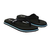 RIP CURL Mens Chiba Open Toe Flip Flops - Black - Finished with a multi-density EVA footbed with arch support