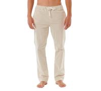 RIP CURL - Men's Classic Surf Beach Pants - Back Pocket - Woven Label - 100% Cotton, Vintage White, M