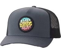RIP CURL Men's Curve Peak, Structured Trucker Hat, Mesh Snapback Baseball Cap f