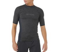 RIP CURL MENS DAWN PATROL RASH VEST.SHORT SLEEVED BLACK SUN PROTECTION TOP W25