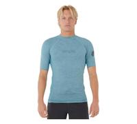 RIP CURL Men's Dawn Patrol Short Sleeve UPF 50 UV Sun Protection Rash Vest Top Storm Blue Size Large