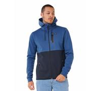 Rip Curl Men's Departed Anti Series Technical Zip Up Hooded Sweatshirt, Light Navy, Large