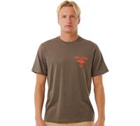Rip Curl Mens Fade Out Icon Short Sleeve Crew Neck T-Shirt Top Tee