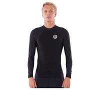 RIP CURL Mens Flashbomb Neo Poly Long Sleeve Top - Black - Easy Stretch Flash Lining