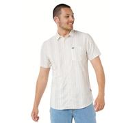 Rip Curl Men's Fun Times Aerotech Short Sleeve Shirt, Off-White, S