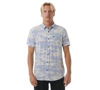 Rip Curl Men's Fun Times Short Sleeve Shirt, Spray Blue, XXL