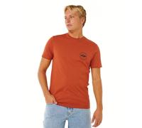 Rip Curl Staple Short Sleeve T-shirt Orange M Man