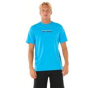 Rip Curl Men's Graphic Short Sleeve Crew Neck T-Shirt, Standard Fit, Blue Paint Big Mumma Icon, Medium