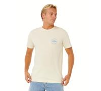 Rip Curl Staple Short Sleeve T-shirt Beige M Men