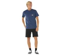 Rip Curl Men's Graphic Short Sleeve Crew Neck T-Shirt, Standard Fit, Washed Navy Surf Paradise, Medium