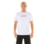 Rip Curl Men's Graphic Short Sleeve Crew Neck T-Shirt, Standard Fit, White Big Mumma Icon, Medium