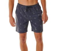Rip Curl Men's Hula Breach Volley Boardshort Board Shorts, Black, X-Large