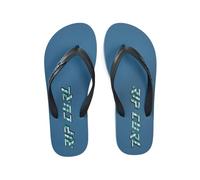 RIP CURL Men's Icons of Surf Bloom Flip-Flop Sandals, Azure, 8 UK