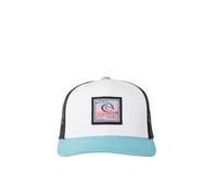 RIP CURL Men's Icons Trucker Hat, Mesh Back Cap Snapback, Adjustable Baseball, Blue Lagoon Custom Curve, One Size