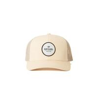 RIP CURL Men's Icons Trucker Hat, Mesh Back Cap Snapback, Adjustable, Sand 251, One Size